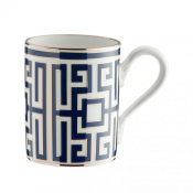 Ginori Labirinto Blue Mug - 13.5oz.